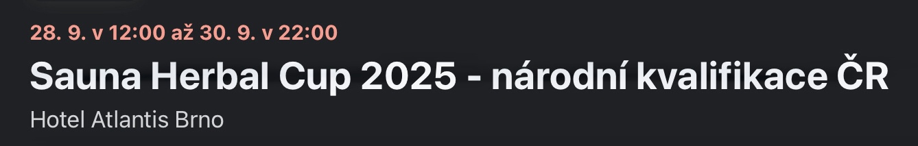 Sauna Herbal Cup 2025